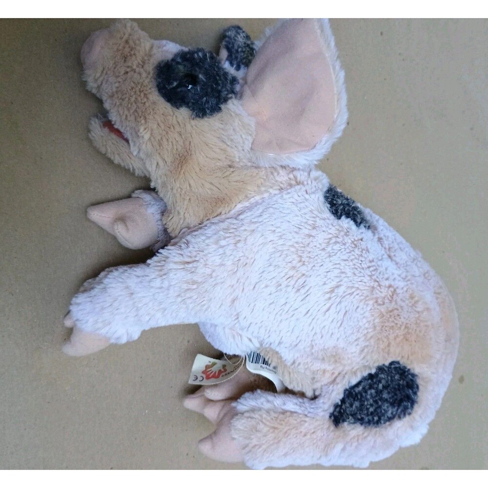 Folkmanis Grunting Calico Pig Plush Hand Puppet